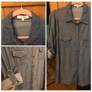 Eden & Olivia chambray button down